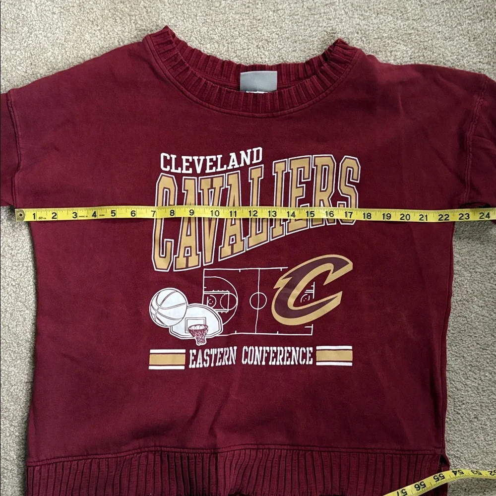 NBA Cleveland Caveliers Burgundy Crewneck Sweatshirt